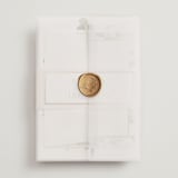 "Country Garden" - Wedding Invitations in Verdant by Susan Moyal - Assembled with Vellum Wrap and Wax Seal