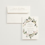 "Country Garden" - Wedding Invitations in Verdant by Susan Moyal - Invitation with Envelope