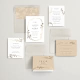 "Floral Enlace" - Wedding Invitations in Blanc by Pati Cascino - Invitation Suite
