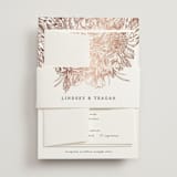 "Sketched Bouquet" - Wedding Invitations in Petal by Phrosné Barwood - Assembled