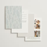"Mountaintop" - Wedding Invitations in Evergreen by Paper Sun Studio - Back of Card Options