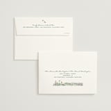 "Mountaintop" - Wedding Invitations in Evergreen by Paper Sun Studio - FREE Recipient Addressing