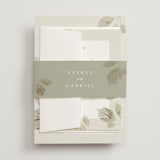 "Sonnet" - Wedding Invitations in Meadow by Kristie Kern - Assembled with Belly Band