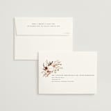 "Monogrammed Floral" - Wedding Invitations in Harvest by Susan Moyal - FREE Recipient Addressing