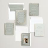 "Riviera" - Wedding Invitations in Willow by Leia Matt - Invitation Suite