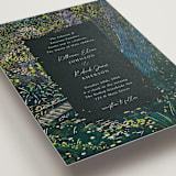 "By the Creek" - Wedding Invitations in Emerald by Becky Nimoy - Detail