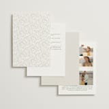 "gathering" - Wedding Invitations in Smoke by Olivia Raufman - Back of Card Options