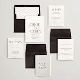"Idyllic" - Wedding Invitations in Sugar by Jessica Williams - Invitation Suite