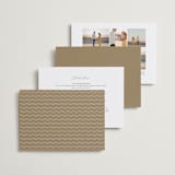 "Golden Stamp" - Wedding Invitations in Snow by FRANI - Back of Card Options