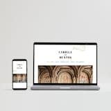 "Golden Stamp" - Wedding Invitations in Snow by FRANI - FREE Wedding Website