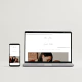 "Simple Lines" - Wedding Invitations in Snow by Michelle Taylor - FREE Wedding Website