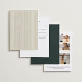 "deco arch" - Wedding Invitations in Fir by Kindred Fields - Back of Card Options