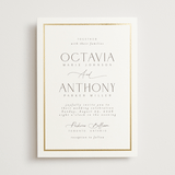 "Regal" - Wedding Invitations in Porcelain by Nicole Walsh - Front