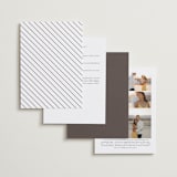 "Regal" - Wedding Invitations in Porcelain by Nicole Walsh - Back of Card Options