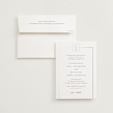 "Elegant Station" - Wedding Invitations in Porcelain by Stacey Meacham - Invitation with Envelope