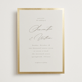 "Surround" - Wedding Invitations in Sand by Nicole Walsh - Front
