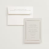 "Illusion" - Wedding Invitations in Sand by Jackie Mangiolino - Invitation with Envelope