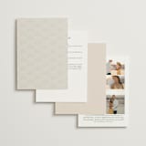 "Simple Seashell" - Wedding Invitations in Sand by Hannah Bowman - Back of Card Options