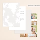 "far and away" - Wedding Invitations in Lily by Design Lotus - Back of Card