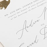 "far and away" - Wedding Invitations in Lily by Design Lotus - Close-Up