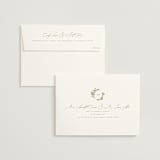 "Reflection" - Wedding Invitations in Porcelain by Leah Bisch - FREE Recipient Addressing