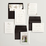 "Reflection" - Wedding Invitations in Porcelain by Leah Bisch - Invitation Suite