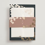 "Loire" - Wedding Invitations in Deep Sea by Kristie Kern - Assembled with Belly Band