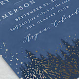 "Aspen" - Wedding Invitations in Midnight by Kristie Kern - Close-Up