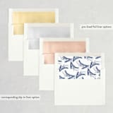 "Aspen" - Wedding Invitations in Midnight by Kristie Kern - Envelope Liner Options