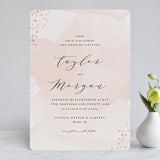 "Formal Watercolor" - Wedding Invitations in Bashful by Jennifer Postorino - Front