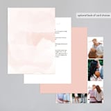 "Formal Watercolor" - Wedding Invitations in Bashful by Jennifer Postorino - Back of Card