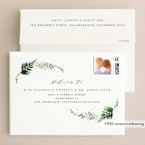"Sparkling Ferns" - Wedding Invitations in Garden by Kristie Kern - FREE Recipient Addressing
