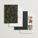 "Vines of Green" - Wedding Invitations in Fern by Susan Moyal - Back of Card