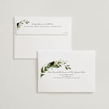 "Vines of Green" - Wedding Invitations in Fern by Susan Moyal - FREE Recipient Addressing