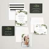 "Vines of Green" - Wedding Invitations in Fern by Susan Moyal - Invitation Suite
