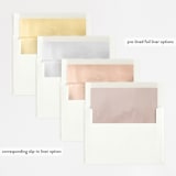 "Blooming Beauty" - Wedding Invitations in Tan by Lori Wemple - Envelope Liner Options