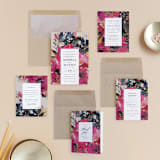 "Blooming Beauty" - Wedding Invitations in Tan by Lori Wemple - Invitation Suite