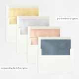 "Moody Marbling" - Wedding Invitations in Slate by Hooray Creative - Envelope Liner Options