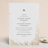 "Edgy Charm" - Wedding Invitations in Ivory by Kimberly FitzSimons - Front