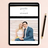 "Handsome Border" - Wedding Invitations in Chalkboard by Hooray Creative - FREE Wedding Website