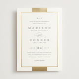 "Refined style" - Wedding Invitations in Slate by Stacey Meacham - Front