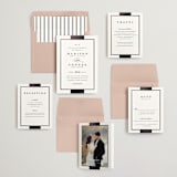 "Refined style" - Wedding Invitations in Cotton by Stacey Meacham - Invitation Suite