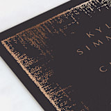 "Dazzling" - Wedding Invitations in Noir by Phrosné Barwood - Close-Up