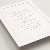 "Bianca" - Wedding Invitations in Sugar by Jessica Williams - Detail