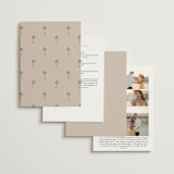 "Sunset by the Sea" - Wedding Invitations in Tan by lulu and isabelle - Back of Card Options