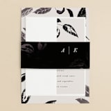 "Halcyon" - Wedding Invitations in Tuxedo by Leah Bisch - Assembled