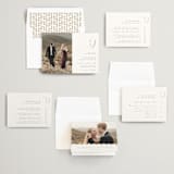 "For Eternity" - Wedding Invitations in Snow by Ana de Sousa - Invitation Suite