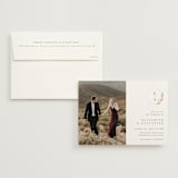 "For Eternity" - Wedding Invitations in Snow by Ana de Sousa - Invitation with Envelope