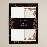 "Embracing" - Wedding Invitations in Autumn by Susan Moyal - Assembled