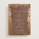 "Woodland Hills" - Wedding Invitations in Copper by Eric Clegg - Front